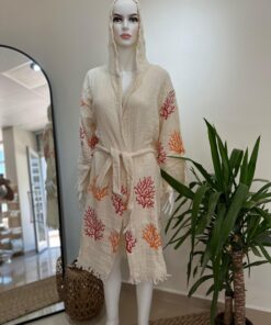 Müslin Bornoz Kimono