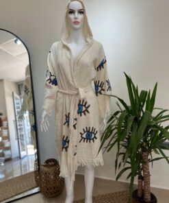 MÜSLİN BORNOZ KİMONO