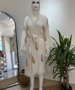 Müslin Bornoz Kimono